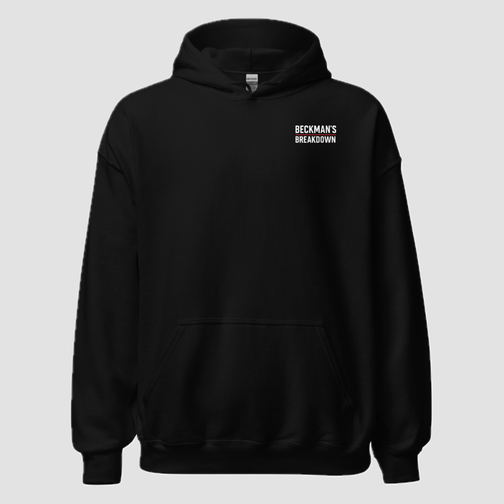 Beckman's Breakdown Small Logo Hoodie