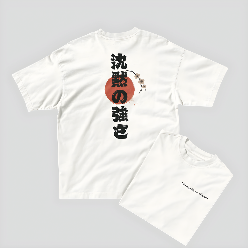 Strength In Silence | Japanese Inspired Tee